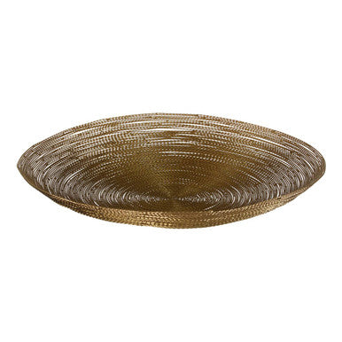 Hege Brass Twisted Wire Decorative Plate