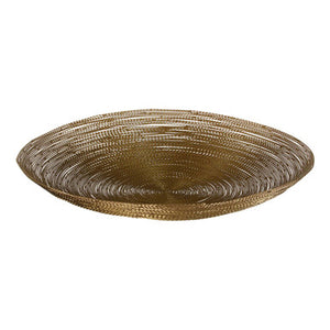 Hege Brass Twisted Wire Decorative Plate
