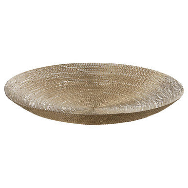 Hege Nickel Twisted Wire Decorative Plate