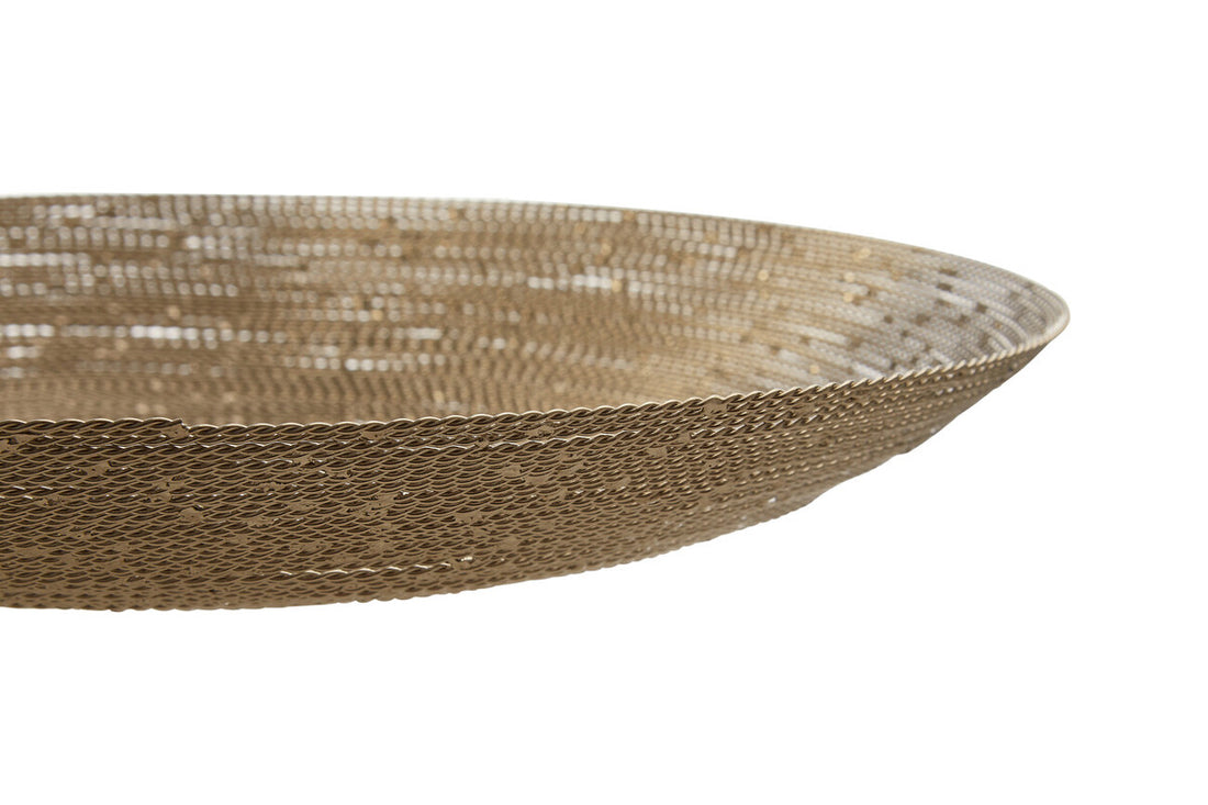 Hege Nickel Twisted Wire Decorative Plate