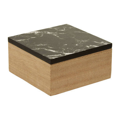 Mimo Black Marble Effect Trinket Box - image 2
