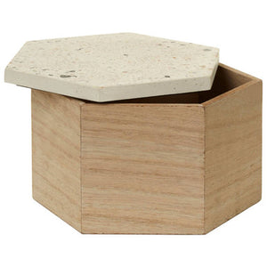 Mimo Large Terrazzo Lid Trinket Box