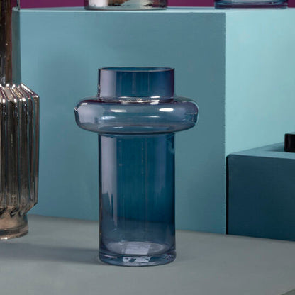 Cabrina Small Blue Glass Vase