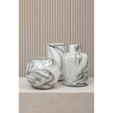 Cabell Marble Design Glass Vase - image 5
