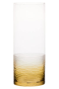 Caila Large Textured  Ombre Glass Vase