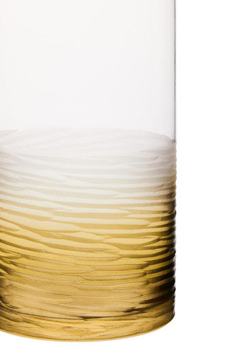 Caila Large Textured Ombre Glass Vase