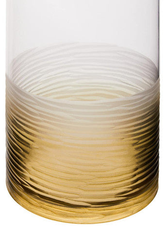 Caila Large Textured Ombre Glass Vase