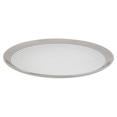 Ida 27Cm Embossed Coupe Dinner Plate