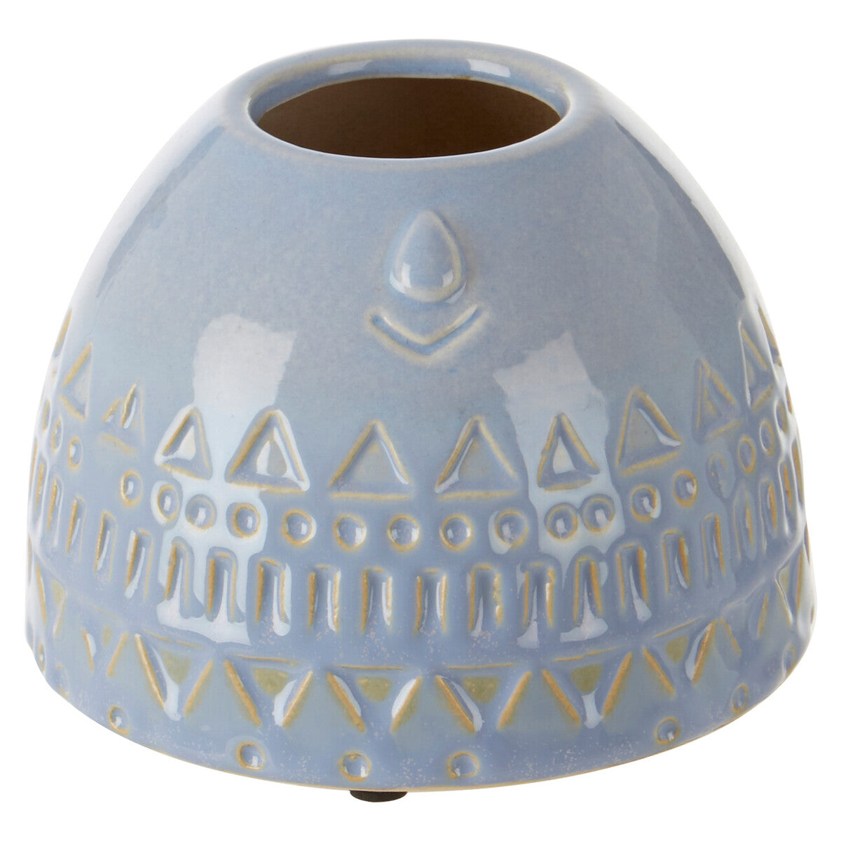 Visage Blue Extra Small Face Vase