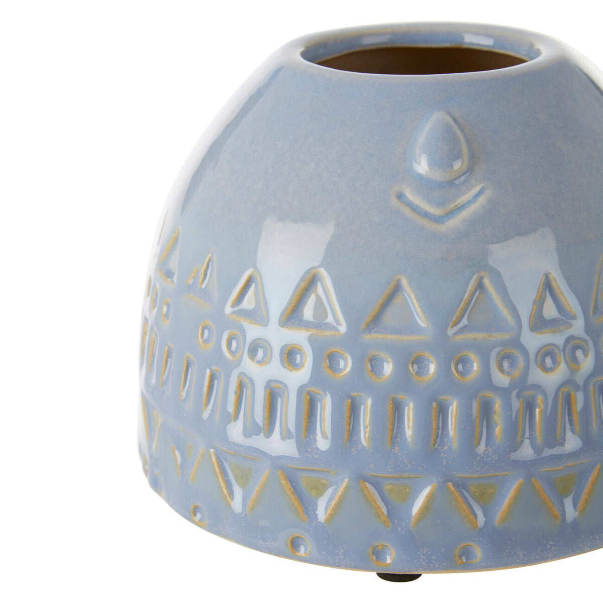 Visage Blue Extra Small Face Vase