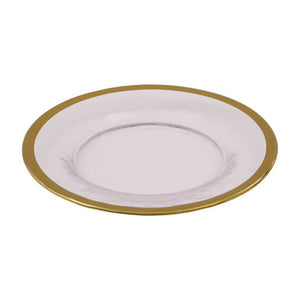 Ida 21Cm Side Plate With Gold Rim