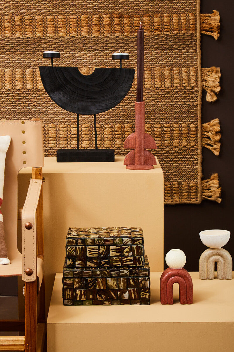 Lacuna Two Candle Holder