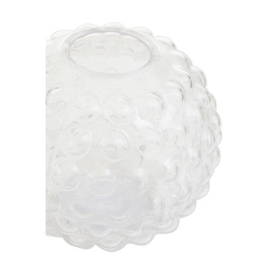 Bolla Small Round Clear Glass Vase