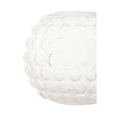 Bolla Small Round Clear Glass Vase