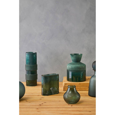 Bolla Small Green Glass Vase