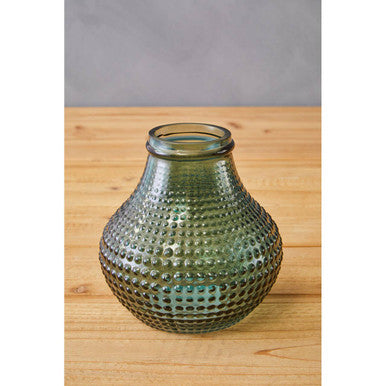 Bolla Small Green Glass Vase