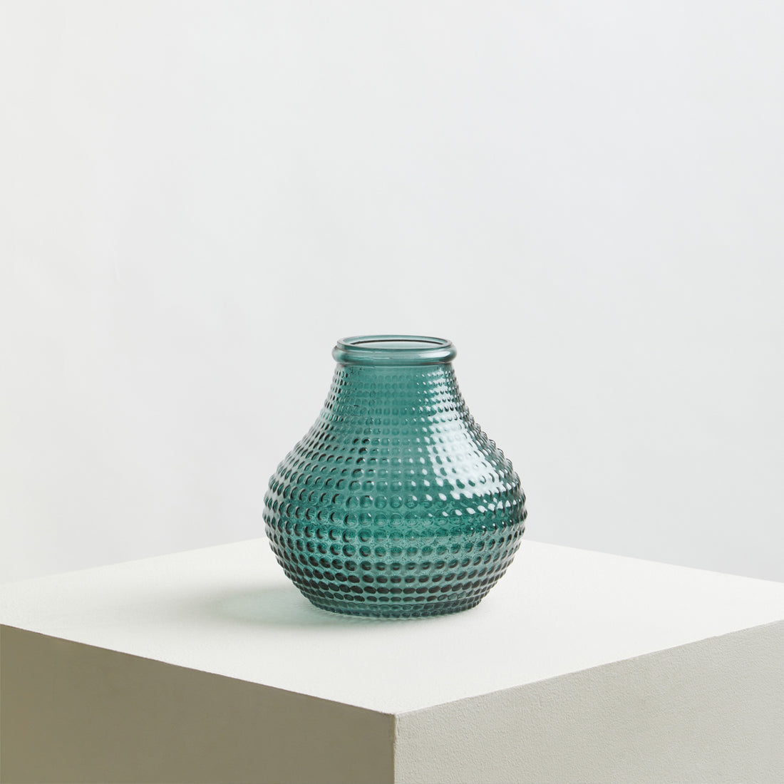 Bolla Large Green Glass Vase