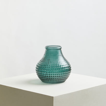Bolla Large Green Glass Vase