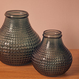 Bolla Large Green Glass Vase