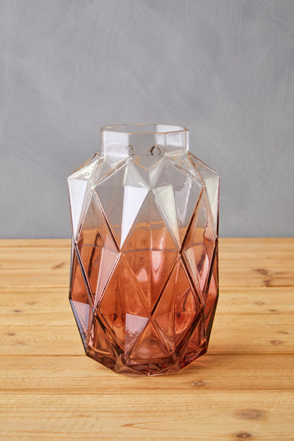 Brice Small Pink Glass Vase