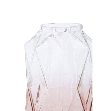 Brice Large Pink Glass Vase