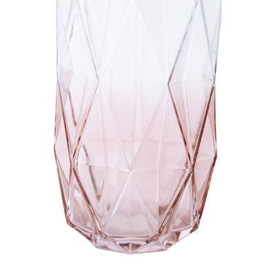 Brice Large Pink Glass Vase