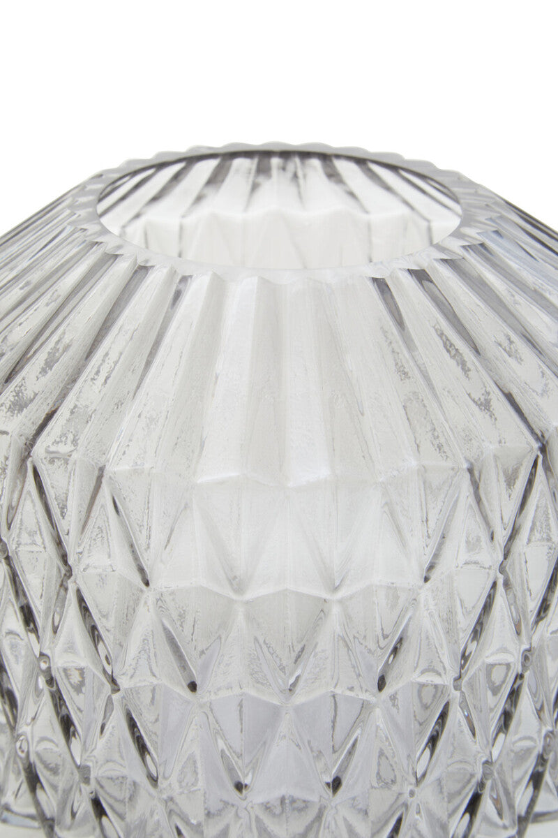 Brice Small Grey Glass Vase