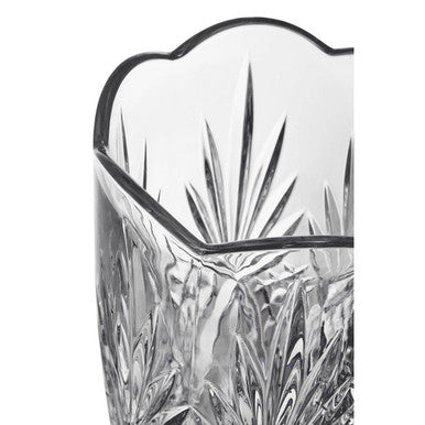 Beaufort Crystal Scalloped Vase