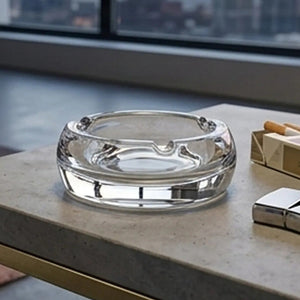 Large Crystal Glass Ashtray | Beaufort