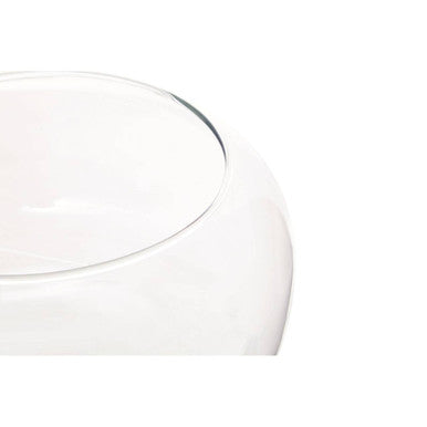 Ambra Clear Glass Bouquet Globe Vase