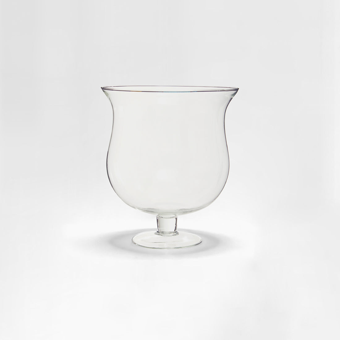 Ambra Clear Glass Cognac Vase.