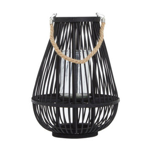 Lentigo Small Black Bamboo Lantern