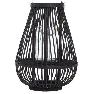Lentigo Small Black Bamboo Lantern