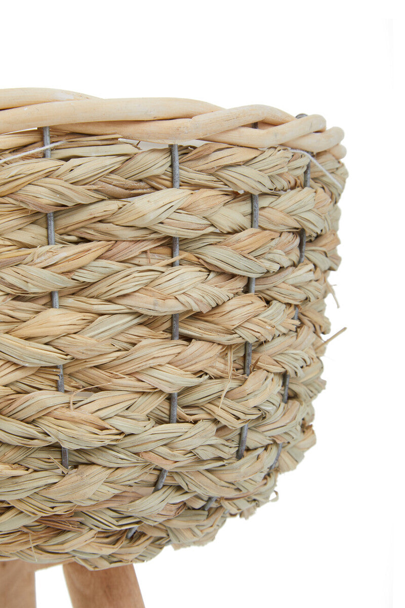 Lentigo Set Of Two Natural Planters