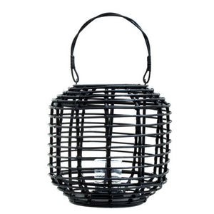 Mataram Black Rattan Lantern