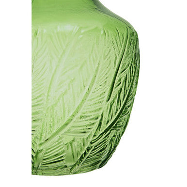 Corie Small Botanical Green Glass Vase