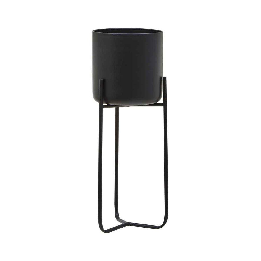 Avento Large Black Floor Planter