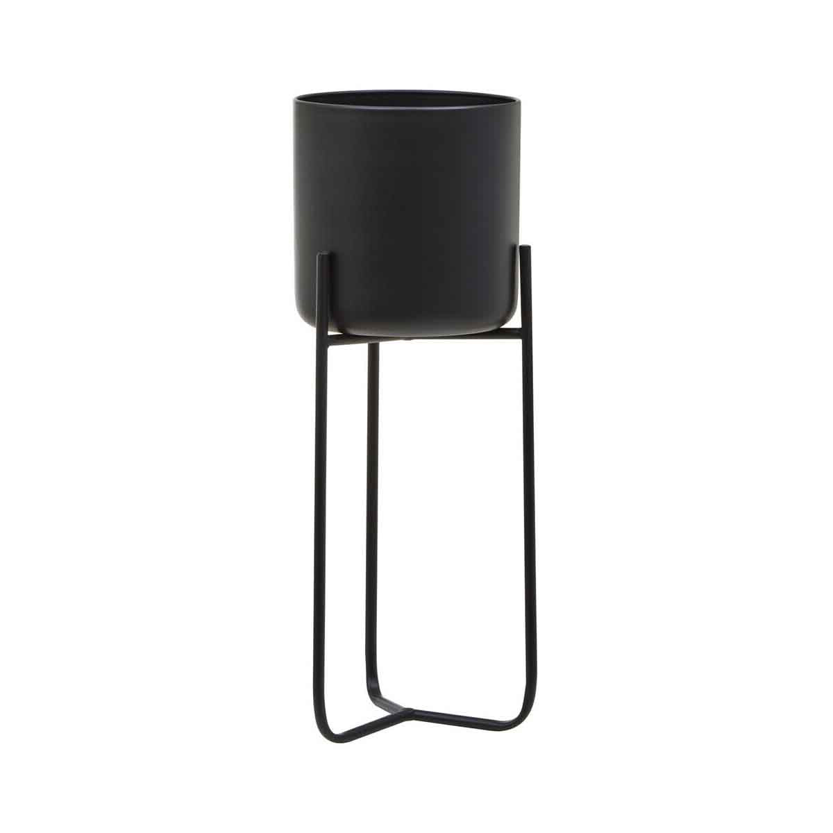 Avento Large Black Floor Planter