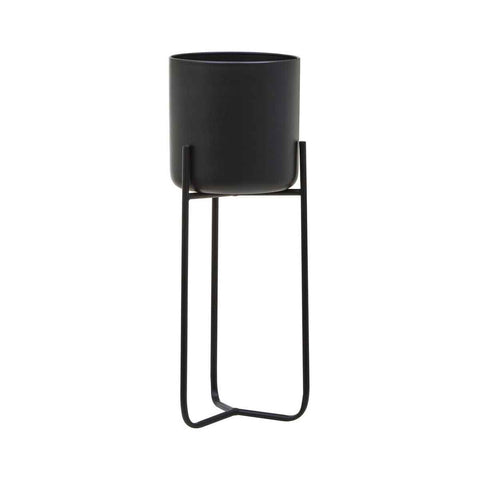 Avento Large Black Floor Planter