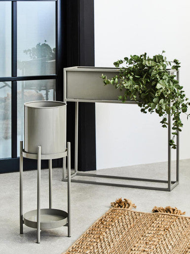Asher Floor Standing Grey Plant Box