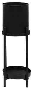 Asher Two Tier Black Plant Stand