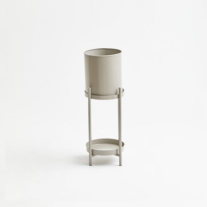 Asher Two Tier Grey Plant Stand