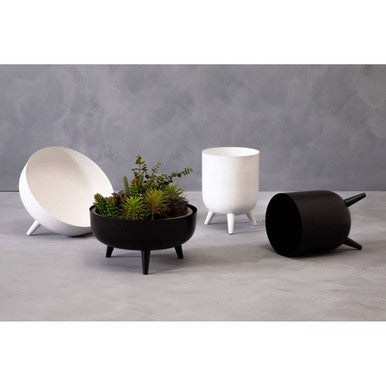 Alina Black Planter