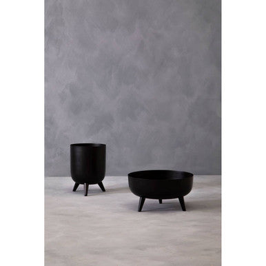 Alina Black Planter