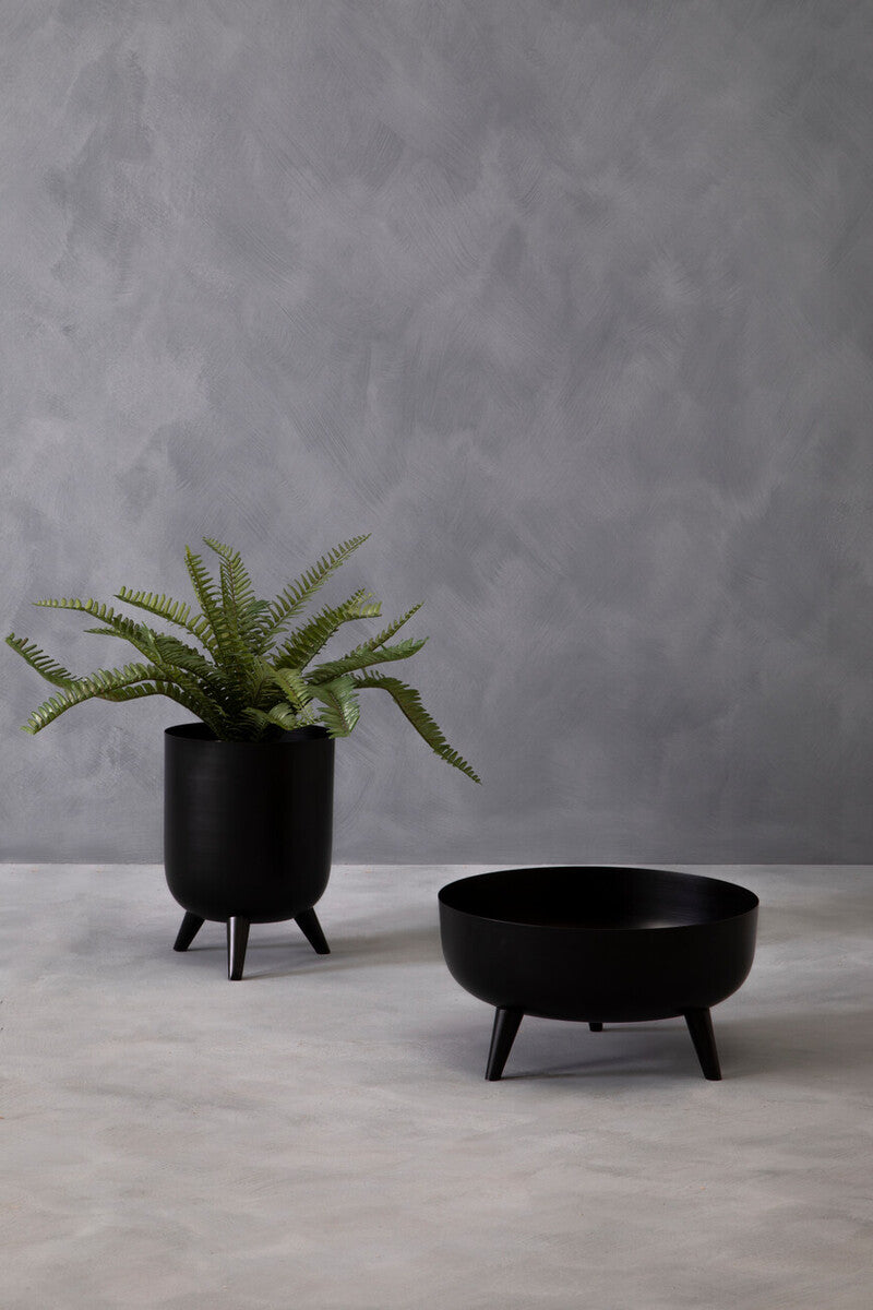 Alina Black Planter