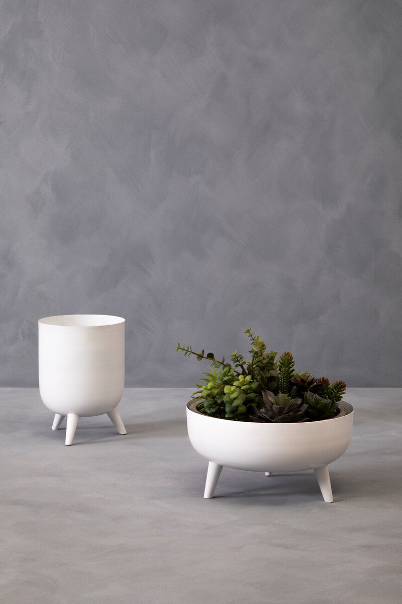 Alina White Planter