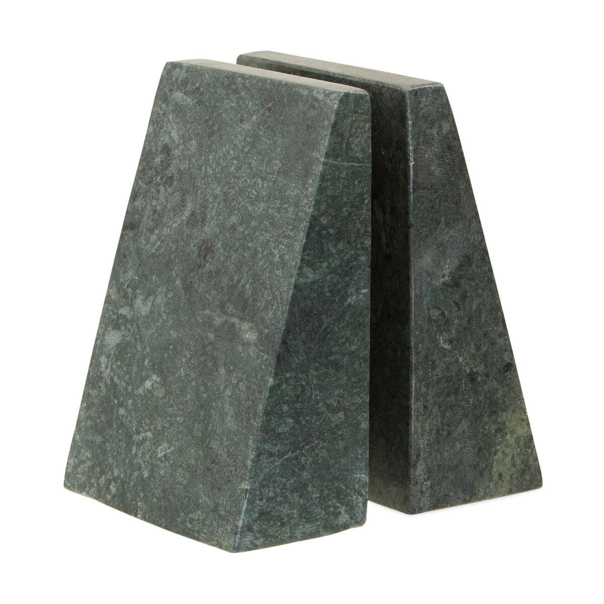 Marris Set Of Two Green Marble Bookends