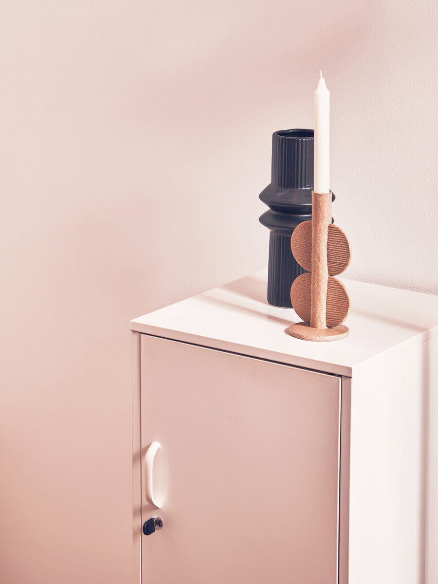 Fabia Black Dolomite Vase