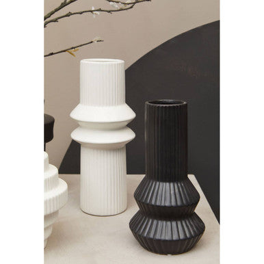 Fabia Black Vase