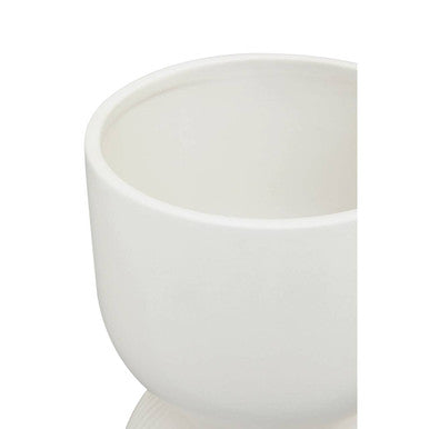 Fia White Planter